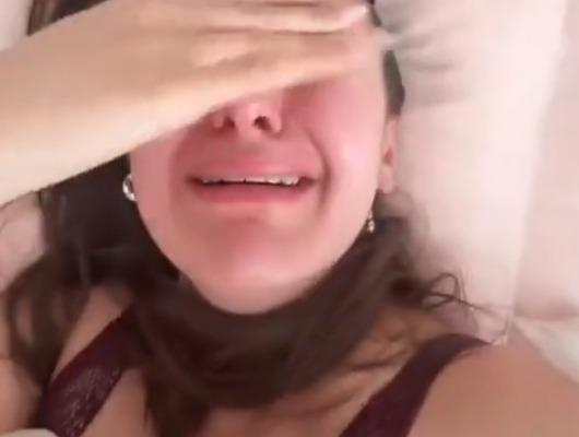 Vize başvurusu reddedilince gözyaşlarıyla isyan etti