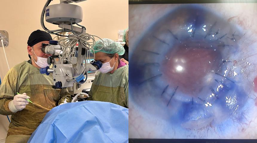 Kastamonu'da bir ilk! 25 yıllık görme kaybı son buldu!