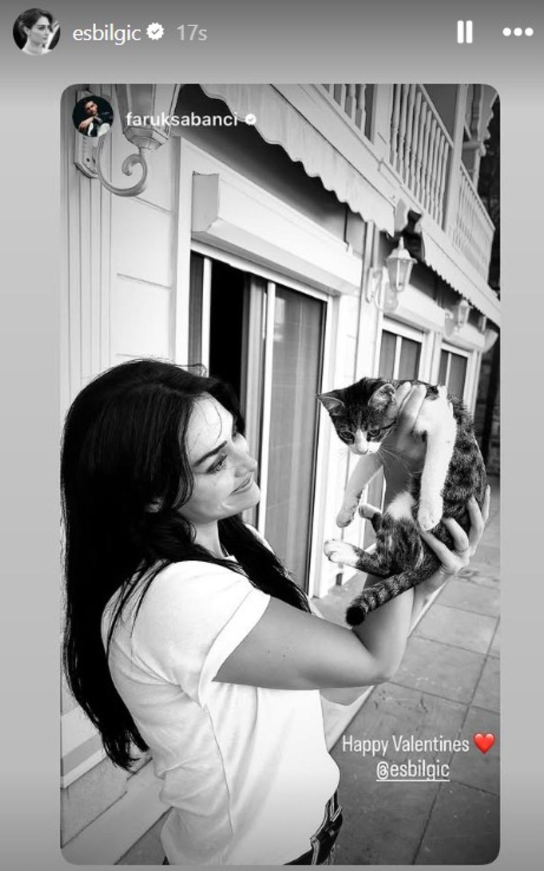 Esra Bilgiç ve Faruk Sabancı aşka geldi! 14 Şubat ı böyle kutladılar 3