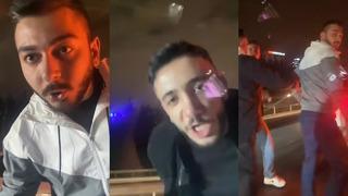 Önce yolunu kesip küfür ettiler ardından aracı tekmelediler! 3 magandanın geçmişi ortaya çıktı...