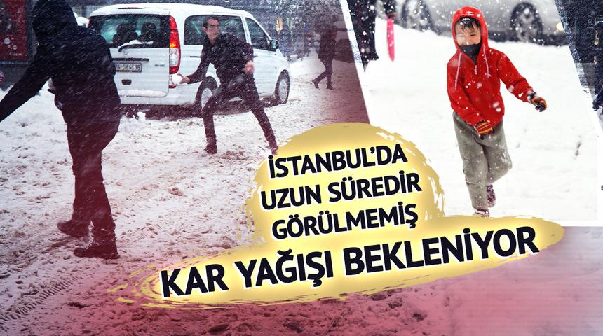 İstanbul'da uzun süredir görülmemiş kar yağışı bekleniyor: "Bol bol kar topu oynayıp kardan adam yapacaklar"