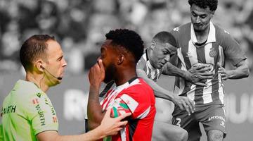 Yine İspanya, yine iğrenç saldırı! Futbolda yaptıkları ırkçılık bitmek tükenmek bilmiyor! Hakem maçı durdurdu...