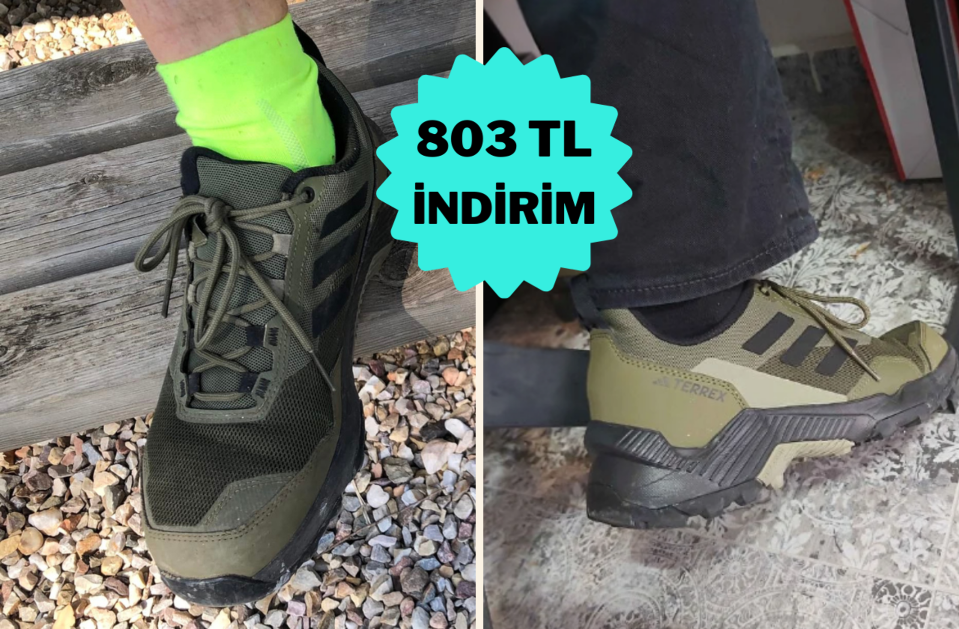 Gün içinde koştururken rahatlığı hissedin! Adidas Terrex Eastrail 2'de kaçırılmayacak indirim