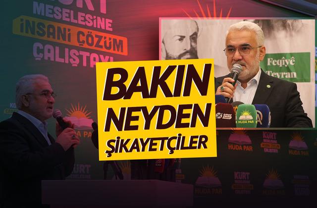 HÜDA PAR'dan çok tartışılacak hamle: Bakın neyden şikayetçiler