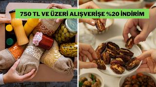 Ramazan Fırsatları başladı! Gıda ürünlerindeki 750 TL'ye %20 indirimi kaçırmayın