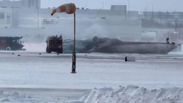 Dünya o uçak kazasını konuşuyor! Kimsenin hayatını kaybetmediği kazadan yeni görüntüler ortaya çıktı