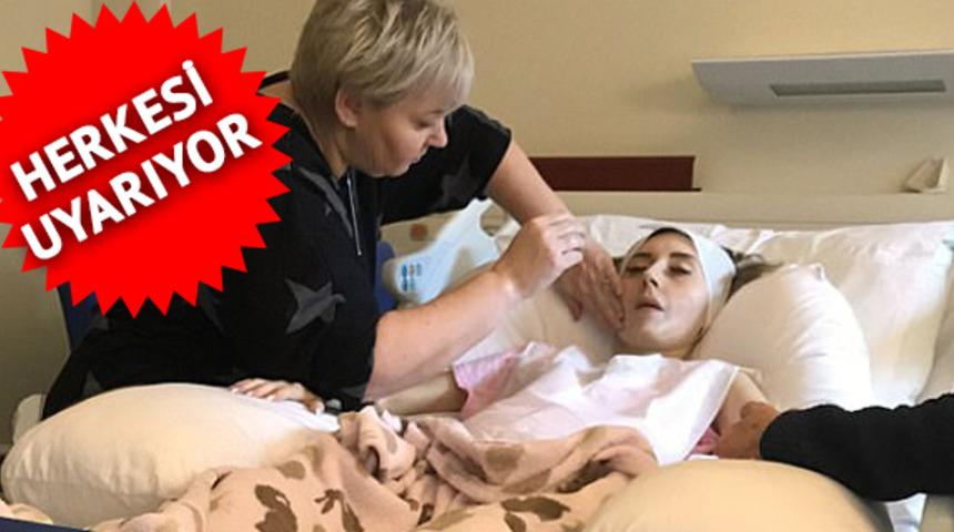 Basit bir karın ağrısı sandı ama şimdi son anlarını paylaşıyor