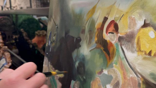 Bulaşık yıkarken ressam oldu: “Bulaşıkları yıkadıktan sonra gel ve bu resmi tamamla” 