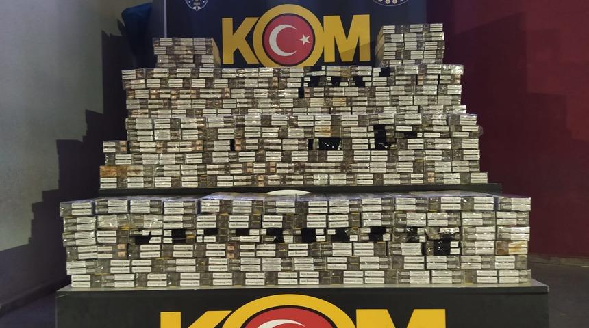 Adana'da 5 bin paket kaçak sigara ele geçirildi