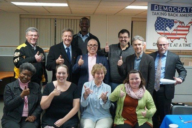 ABD&rsquo;de Demokrat Parti y&ouml;neticileri T&uuml;rk işadamı liderliğinde buluştu 1