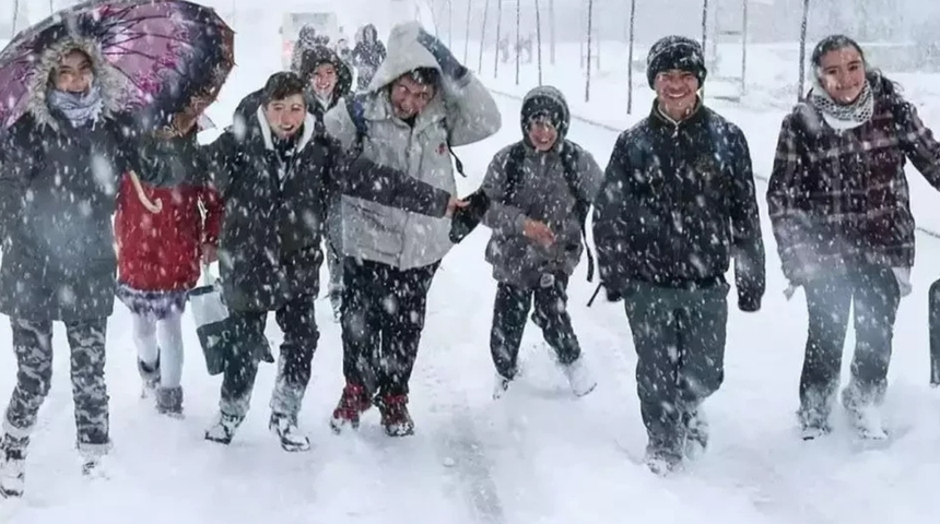 Eğitime kar engeli! İstanbul'un ardından Muş'ta da okullar tatil edildi...