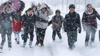 Eğitime kar engeli! İstanbul'un ardından Muş'ta da okullar tatil edildi...