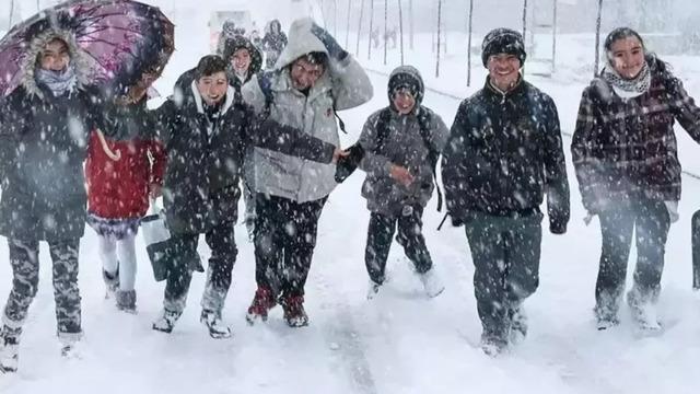 Eğitime kar engeli! İstanbul'un ardından Muş'ta da okullar tatil edildi...