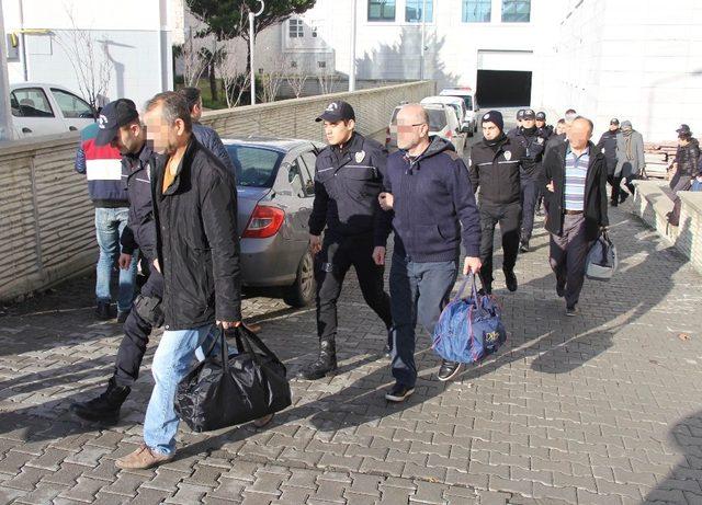 Samsun’da FETÖ’den 15’i öğretmen 17 kişi adliyeye sevk edildi