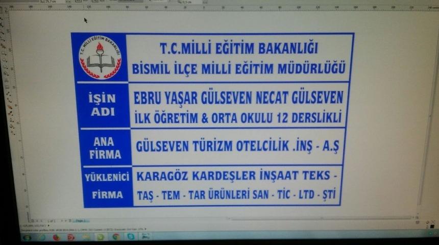 Bismil&rsquo;de Ebru Yaşar G&uuml;lseven Ortaokulu&rsquo;nun temeli atıldı