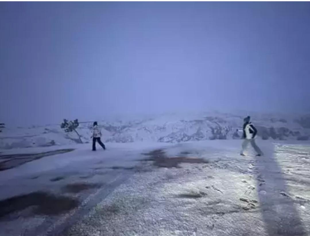 Tuba Büyüküstün ikiz kızlarıyla kar keyfi yaptı! "Kocaman olmuşlar" 1