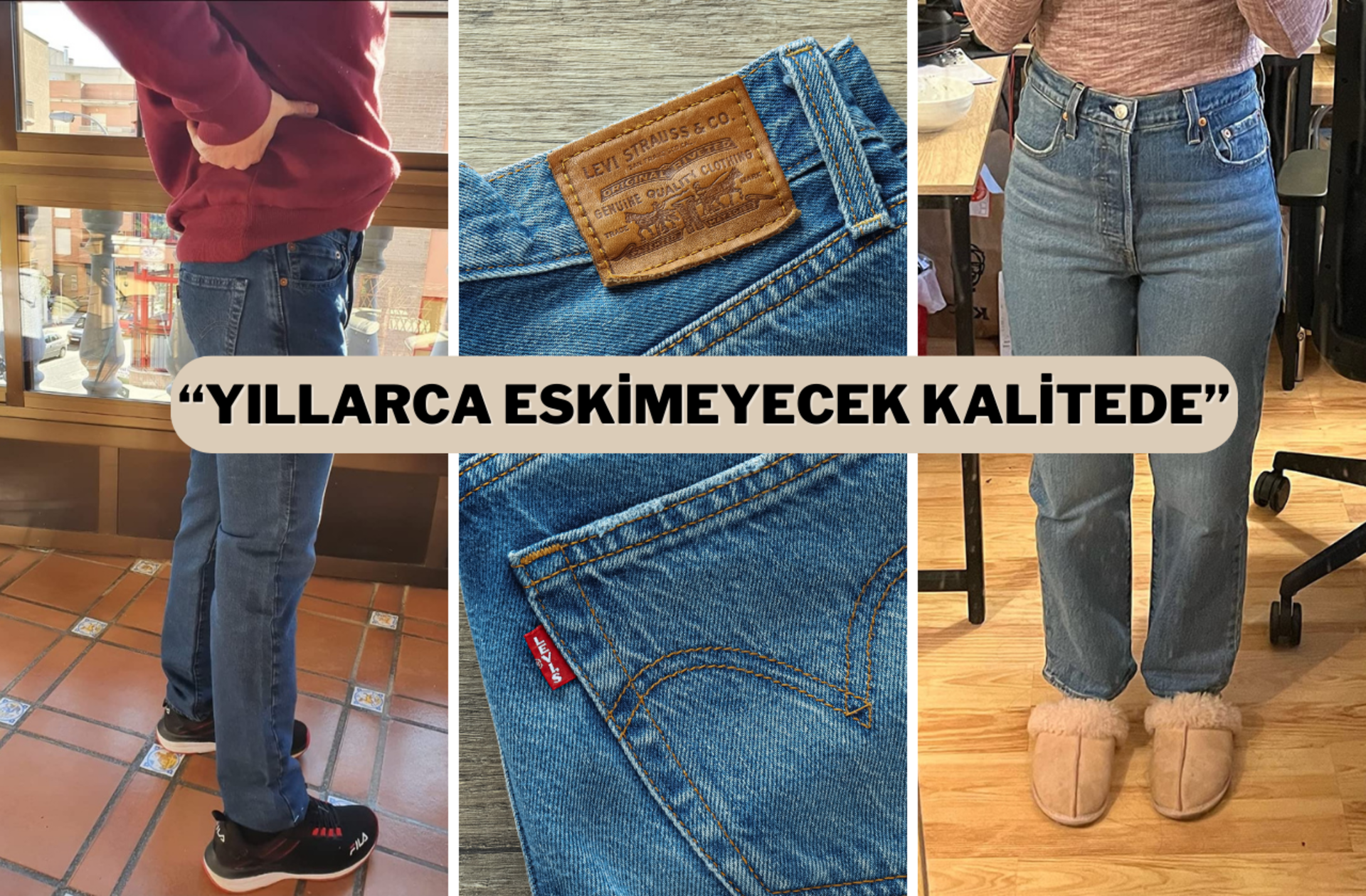 Parasını sonuna kadar hak eden havalı Levi's jean modellerinde indirim başladı