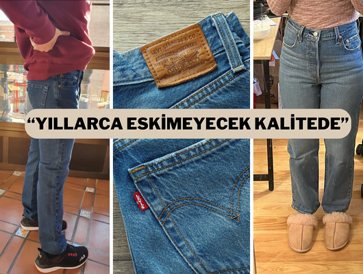 Parasını sonuna kadar hak eden Levis jeanler indirimde