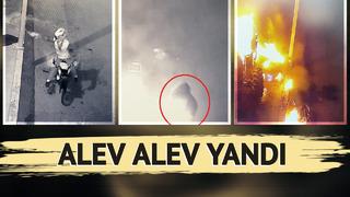 Kundakçı kendi kendini yakınca neye uğradığını şaşırdı: Alev alev yandı! Benzin üstüne döküldü
