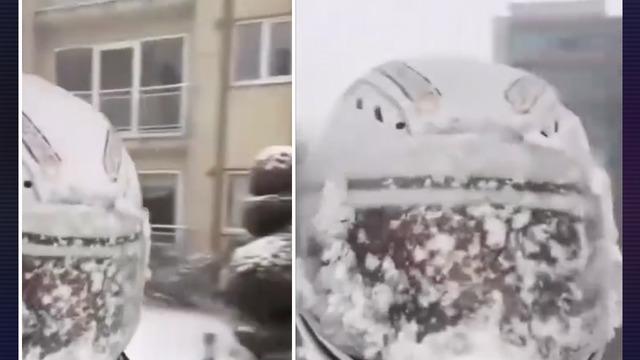 Karla kaplı bir sohbet: İstanbul’da kar yok ben Uludağ’dan kayarak geldim Video sosyal medyada gündem oldu…