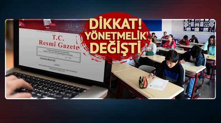 Liselerde yeni dönem resmen başladı! MEB yönetmeliği değişti: Devamsızlık, diploma, rapor alma zorunluluğu…