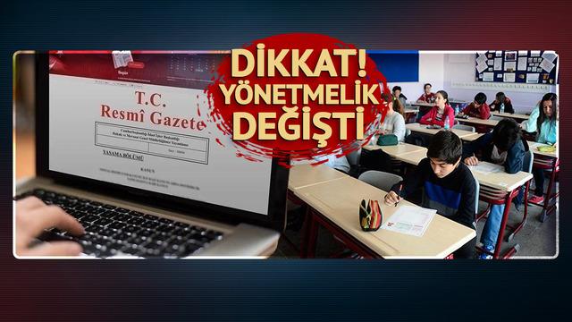 Liselerde yeni dönem resmen başladı! MEB yönetmeliği değişti: Devamsızlık, diploma, rapor alma zorunluluğu…