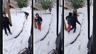 Aracın önünü kesip adeta yalvardılar: Gelme abi Allah aşkına O anlar sosyal medyada viral olunca mesaj yağdı