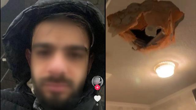 Tavanı delip içeri girmiş... Anne ve kızını darp edip kaçtı! Sadece aynı iş yerinde bir süre çalışmışlar