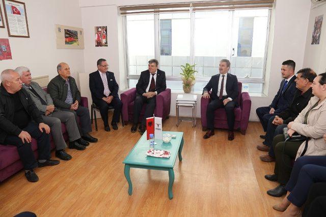 Arnavut Kültür Derneği’nden Başkan Şirin’e sıcak karşılama