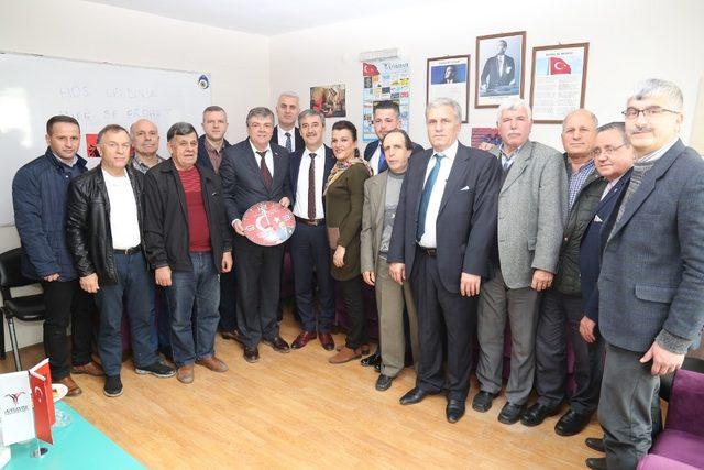 Arnavut Kültür Derneği’nden Başkan Şirin’e sıcak karşılama