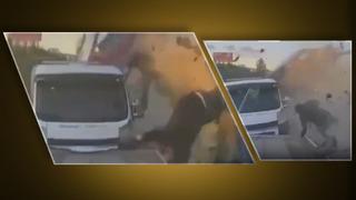 Alkollü sürücü dehşet saçtı! Yola öyle bir savruldular ki...