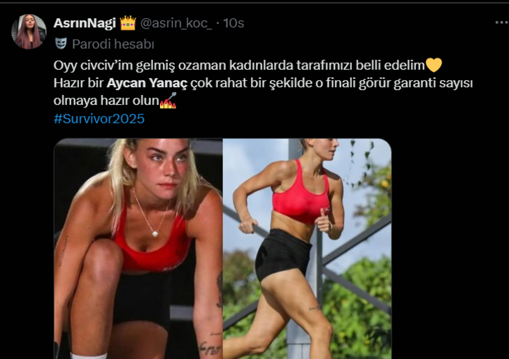 Aycan Yanaç Almanya'da 2. oldu ve ayağının tozuyla Survivor 2025 kadrosuna katıldı G3