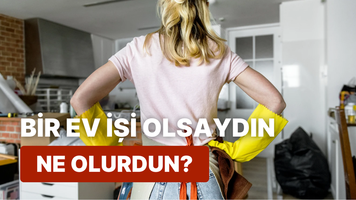 Bir ev iși olsaydın, ne olurdun?