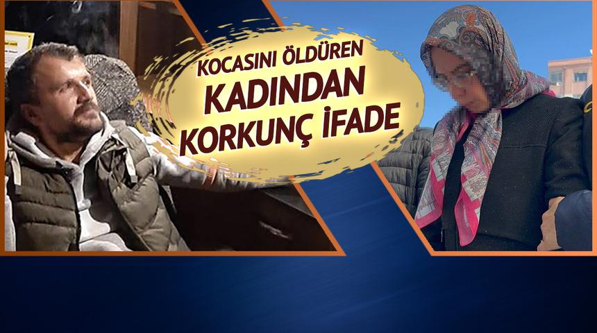 Kocasını öldüren kadından kan donduran ifade: Uykusunda ellerini bağlayıp bıçaklamış! "13 yaşındaki kızım olanları duydu"