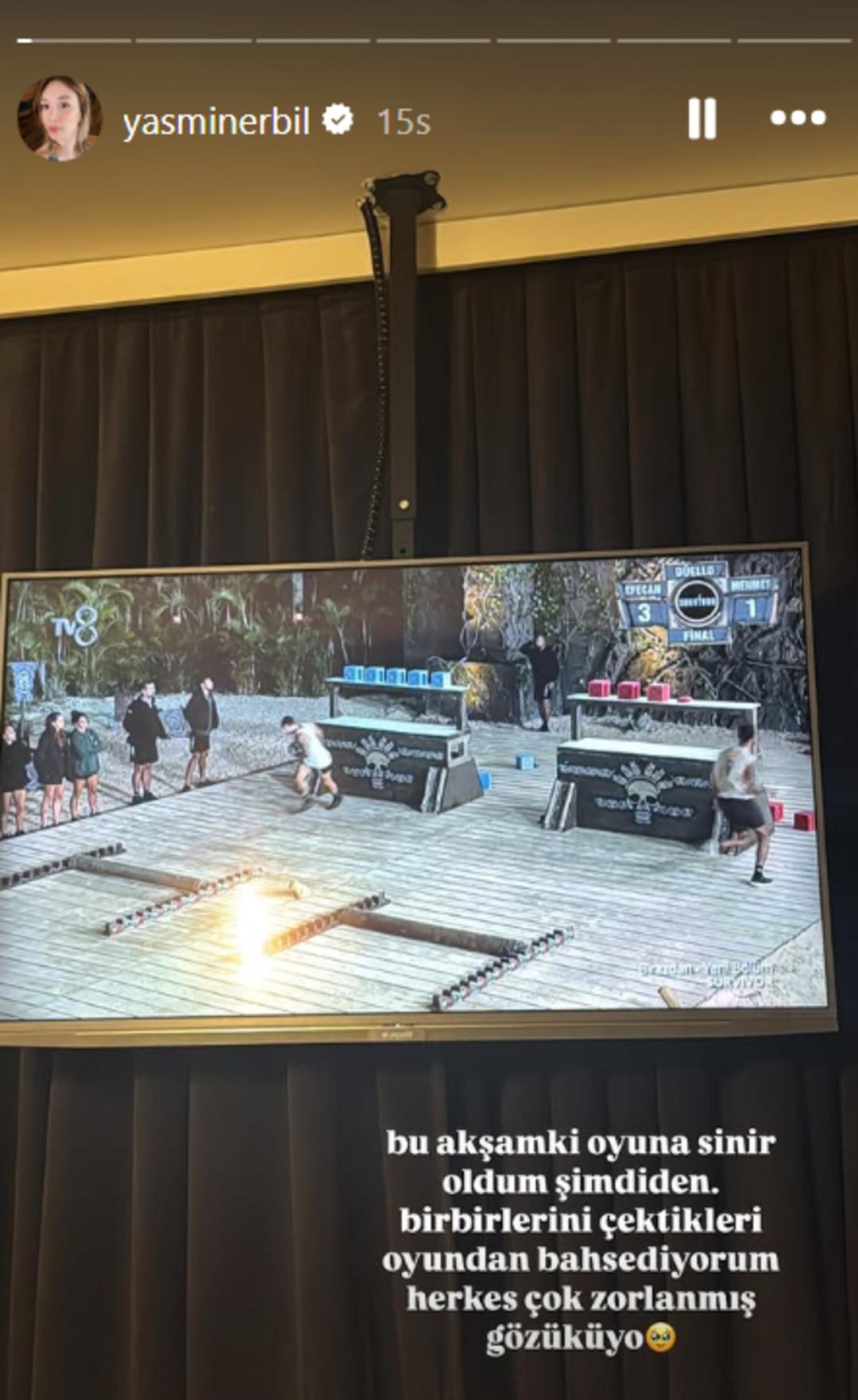 Survivor da tepki çeken oyun! Yiğit Poyraz ın sevgilisi Yasmin Erbil isyan etti 3