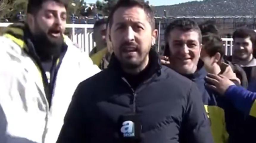 Galatasaray-Fenerbahçe maçı öncesi yayını esir aldılar! Zorluklar içinde canlı yayını kestiler...