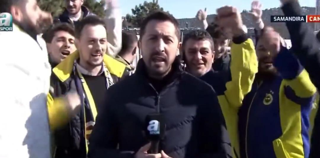 Galatasaray-Fenerbahçe maçı öncesi yayını esir aldılar! Zorluklar içinde canlı yayını kestiler... 1