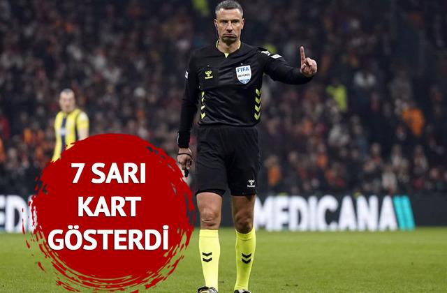 7 sarı kart gösterdi! İşte Slavko Vincic'in derbi raporu...