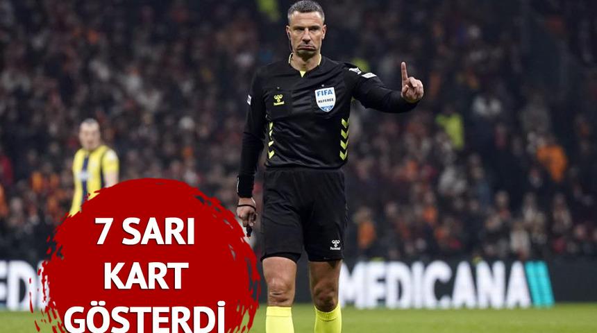 7 sarı kart gösterdi! İşte Slavko Vincic'in derbi raporu...
