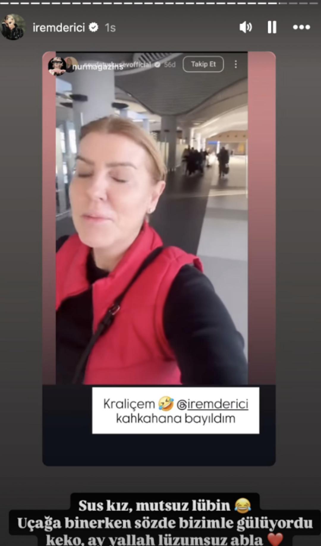 Sevda Türküsev İrem Derici yi uçaktan inince eleştirdi! Küfürler, bağırmalar  dedi bir küfür daha yedi 2