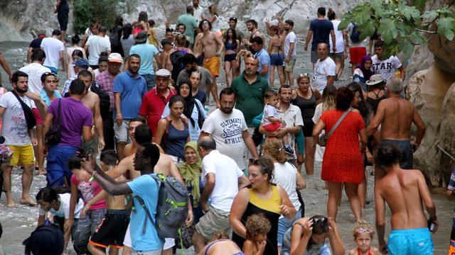 Saklıkent Kanyonu’nu 482 bin kişi ziyaret etti
