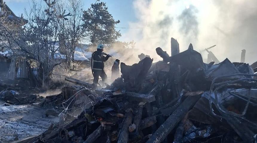 Bolu'da evde çıkan yangında 1 kişi öldü