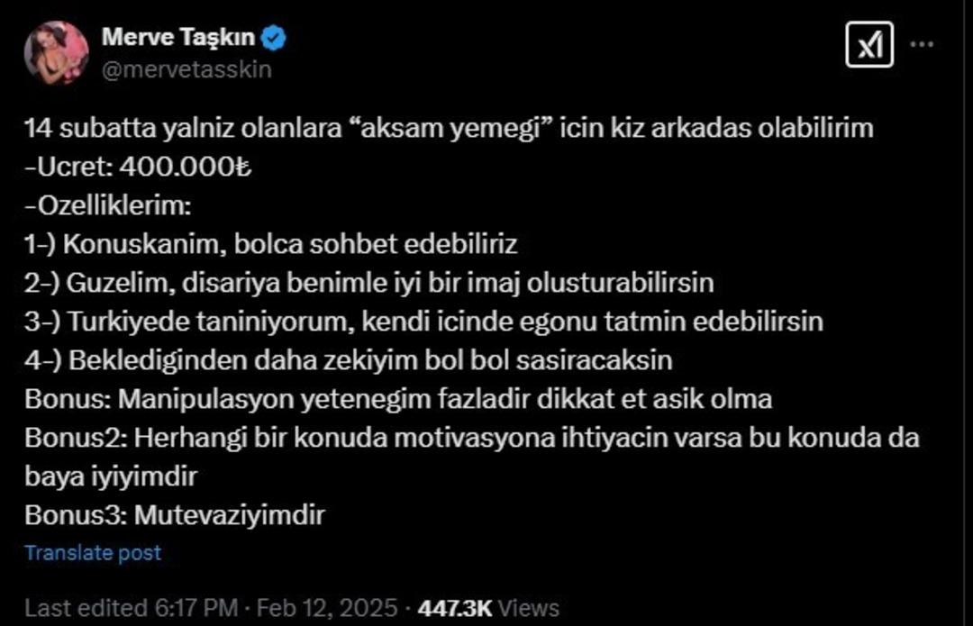 Sosyal medya fenomeni Merve Taşkın için istenen ceza belli oldu! 1