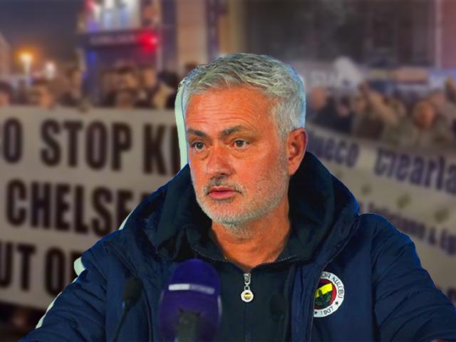 İngiltere'de taraftar Jose Mourinho için toplandı! Premier Lig'deki Chelsea-Southampton maçı öncesi Fenerbahçe taraftarını korkutan hamle, 
