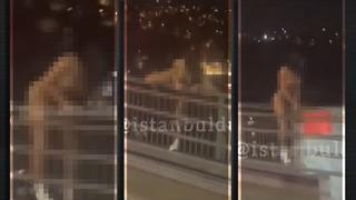 VİDEO | Çırılçıplak soyunup intihara teşebbüs etti! Sosyal medya o anları konuşuyor... 