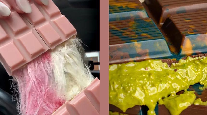 Dubai çikolatası severler bu tam size göre! Dünyada yeni çikolata trendi: Melek saçlı çikolata