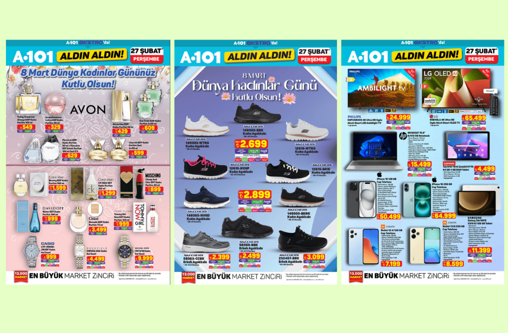 A101'e marka parfümler, saatler geliyor! İşte 27 Şubat 2025 A101 Aldın Aldın Kataloğu