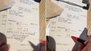 Sosyal medya bu fişi konuşuyor! Garsona bahşişi bırakmak istemedi... Tepkisini böyle gösterdi: Kocama canım deme