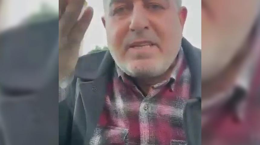 Cipin önünü kesip aracın camına tükürmüştü! Yakalandı