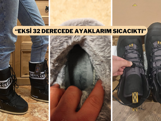 Zorlu kış şartlarına meydan okuyan kar botları burada!